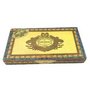 Partagas No. 1 Wood Cigar Sampler Box Mini Handmade Cigars Empty Box